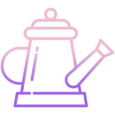 sulandırma beyaz arkaplanda basit vektör simgesi olabilir