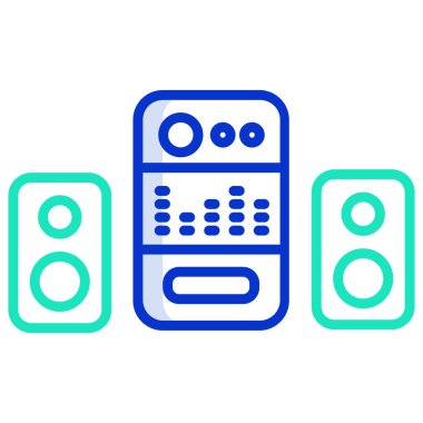 Cep telefonu. Web simgesi basit illüstrasyon