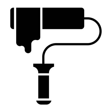 Boya silindiri. Basit resimleme