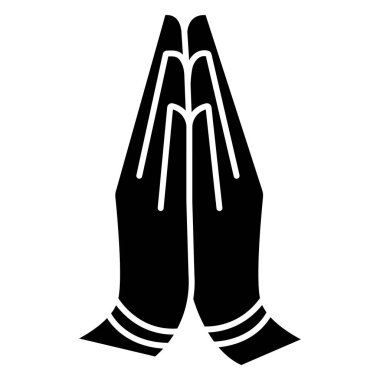 Dua et. Web simgesi basit illüstrasyon