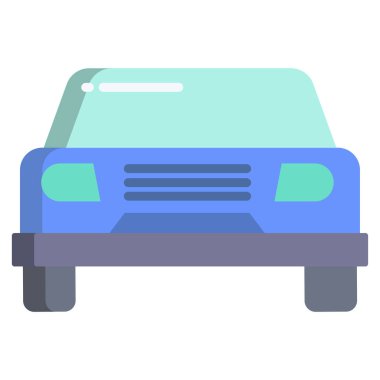 - Araba. Web simgesi basit tasarım