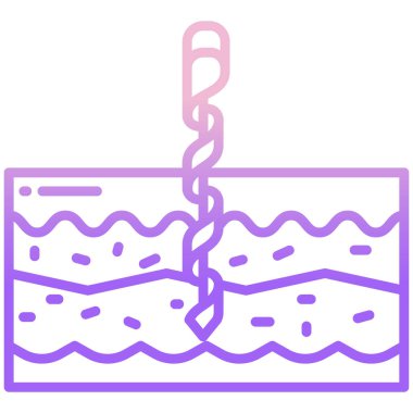 Kek. Web simgesi basit illüstrasyon