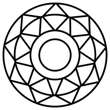 soyut çiçek süsleme, vektör çizim 