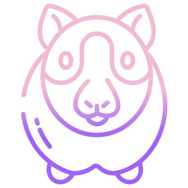 Kobay faresi. Basit resimleme