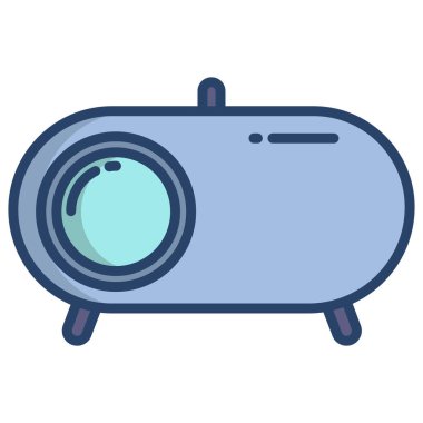 Kamera. Web simgesi basit illüstrasyon