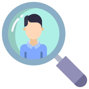 Basit vektör simgesi, Arama konsepti