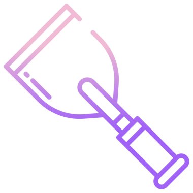 Bıçak ağ simgesi, vektör illüstrasyonu 