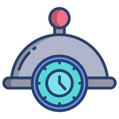 Kronometre kalın vektör simgesi