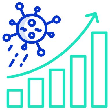 Web sunucusu için bulut veritabanı düz simgesi  