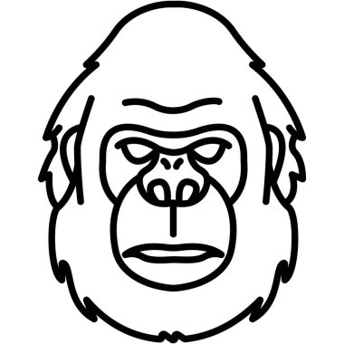 Bir köpeğin kafasının vektör illüstrasyonu