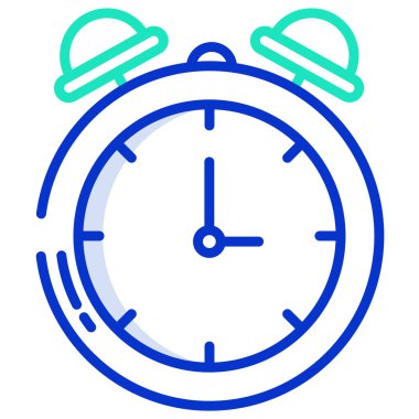 Saat. Web simgesi basit illüstrasyon 