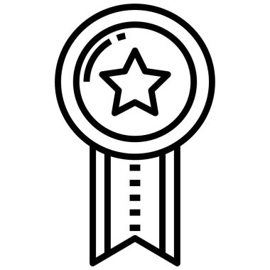 Ödül. Web simgesi basit illüstrasyon