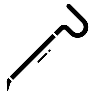 Bir beyzbol ikonunun vektör illüstrasyonu