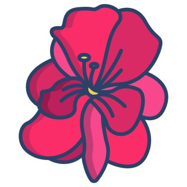 Doğa taslak koleksiyonundan sardunya simgesi