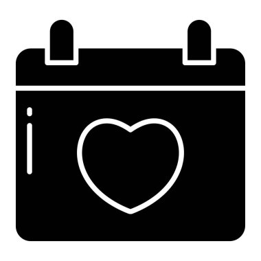 Takvim web simgesi, vektör çizim