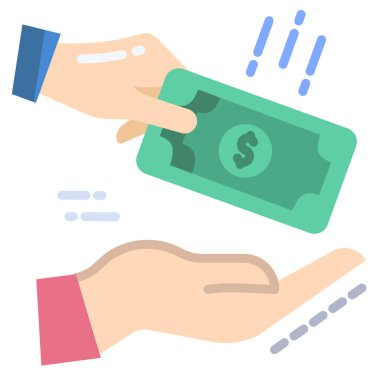 finansman simgesi vektör illüstrasyonu 