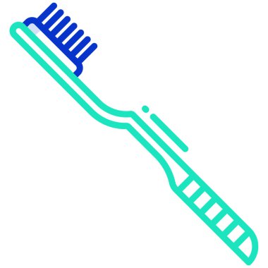 Basit ikon diş bakımı konsept vektör çizimi 