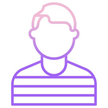 hırsız, web simgesi basit tasarım