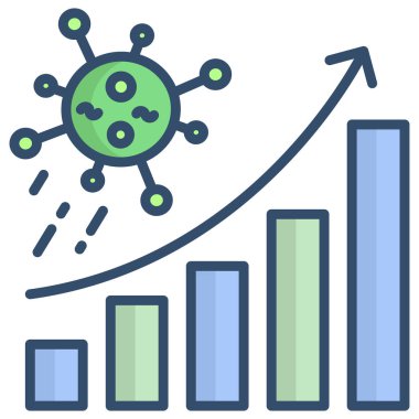 Web sunucusu için bulut veritabanı düz simgesi  