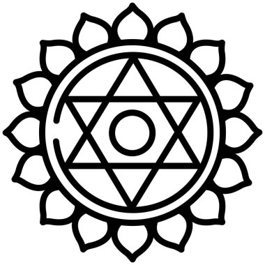 Basit vektör simgesi, Anahata illüstrasyonu