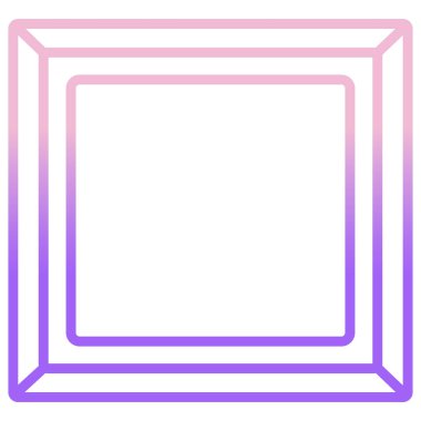 çerçeve simge vektör çizim 