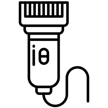 Kesici basit simge, vektör illüstrasyonu