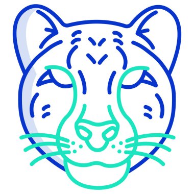 Bir kedinin vektör illüstrasyonu