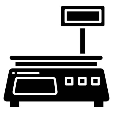 ATM 'de. Web simgesi basit illüstrasyon
