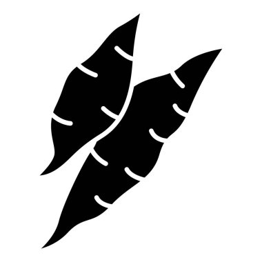 bir bitkinin siyah silueti