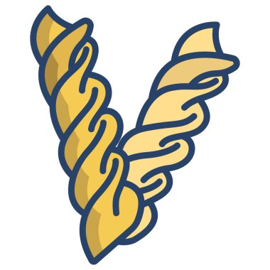 Fusili ikon vektör illüstrasyonu 