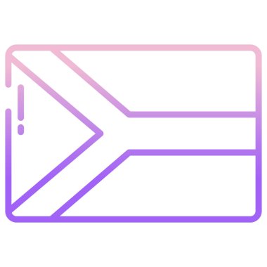 Bayrak. Web simgesi basit tasarım 