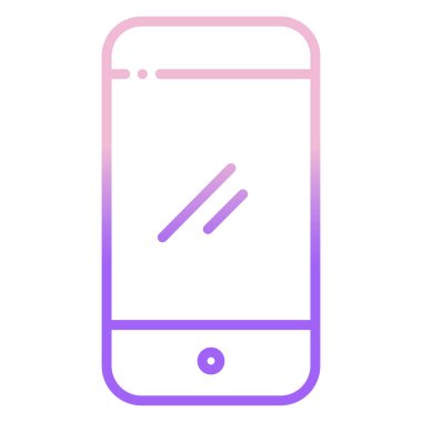  Cep telefonu web simgesi, vektör çizim