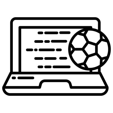 dizüstü bilgisayar simgesi, vektör illüstrasyonu