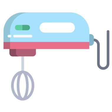 Mutfak gereçleri düz vektör simgesi