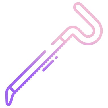 Bir mor ve mavi su damlası simgesinin vektör çizimi