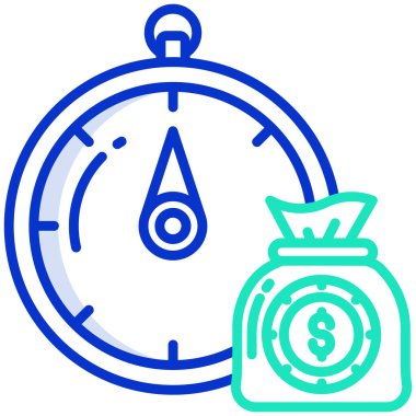 Kronometre Web simgesi basit tasarım