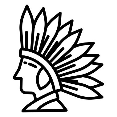 Hint erkeğinin vektör sanat çizimi 