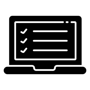 Bilgisayar. Web simgesi basit illüstrasyon