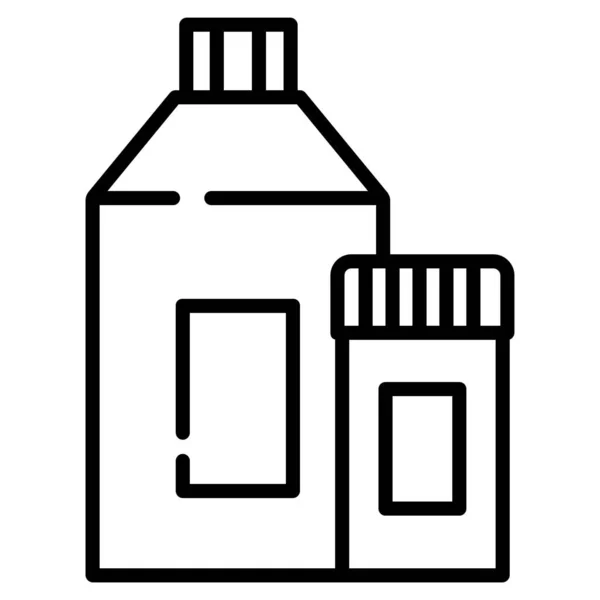 Detergente Icona Web Semplice Illustrazione — Vettoriale Stock