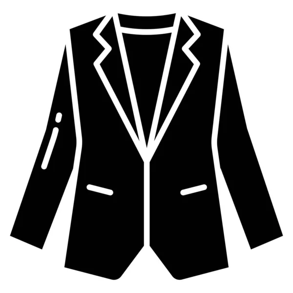 Moda Chaqueta Vector Icono — Archivo Imágenes Vectoriales