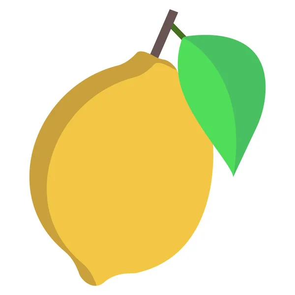 柠檬网图标 矢量插图 — 图库矢量图片