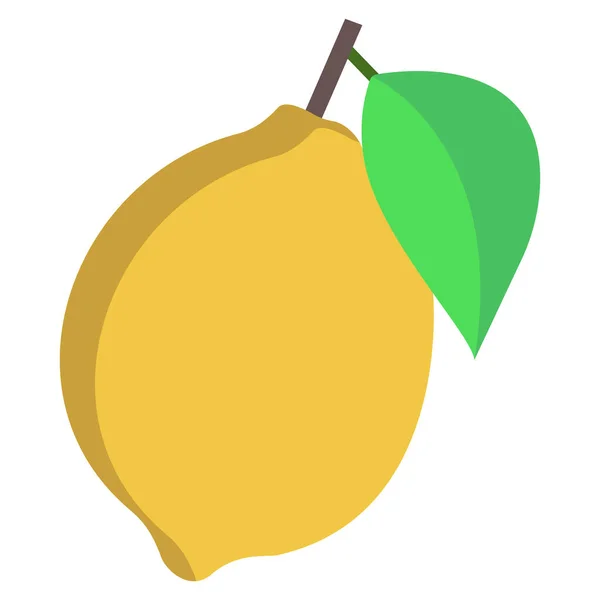 Ikon Web Lemon Ilustrasi Vektor - Stok Vektor