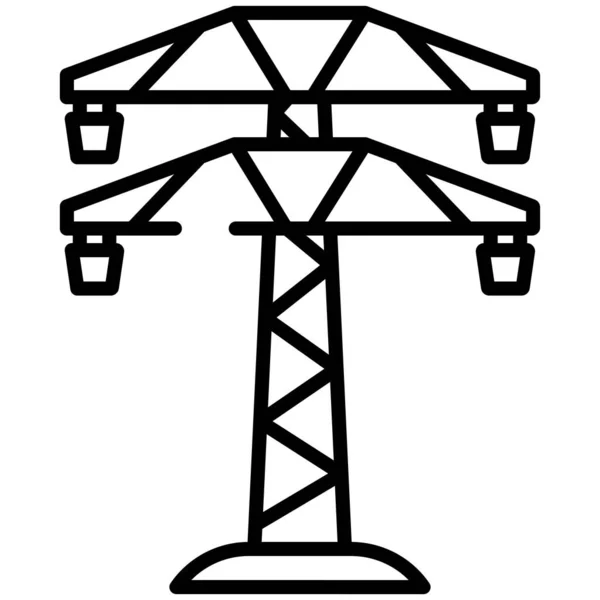 Ilustracja Wektorowa Ikony Energii Elektrycznej — Wektor stockowy