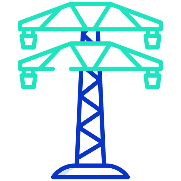 Ilustração Vetorial Ícone Energia Elétrica — Vetor de Stock