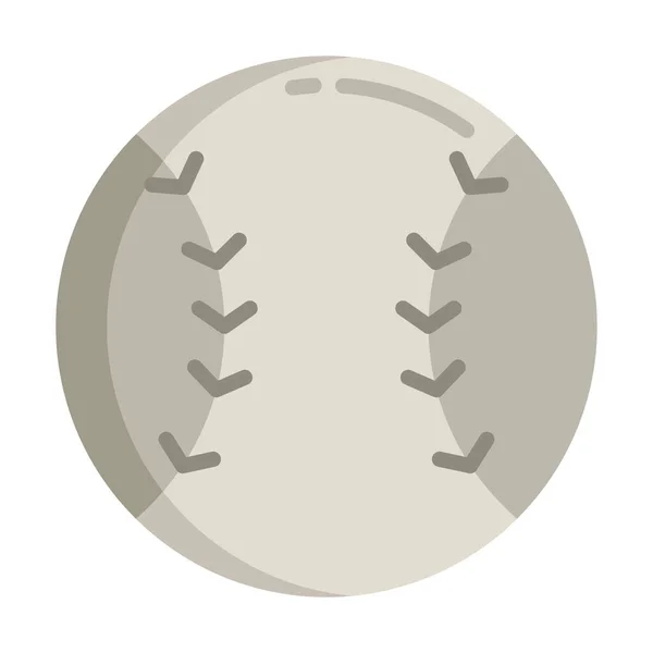 Illustration Vectorielle Une Balle Baseball — Image vectorielle