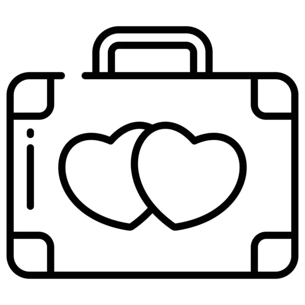 Bolsa Icono Web Ilustración Simple — Archivo Imágenes Vectoriales