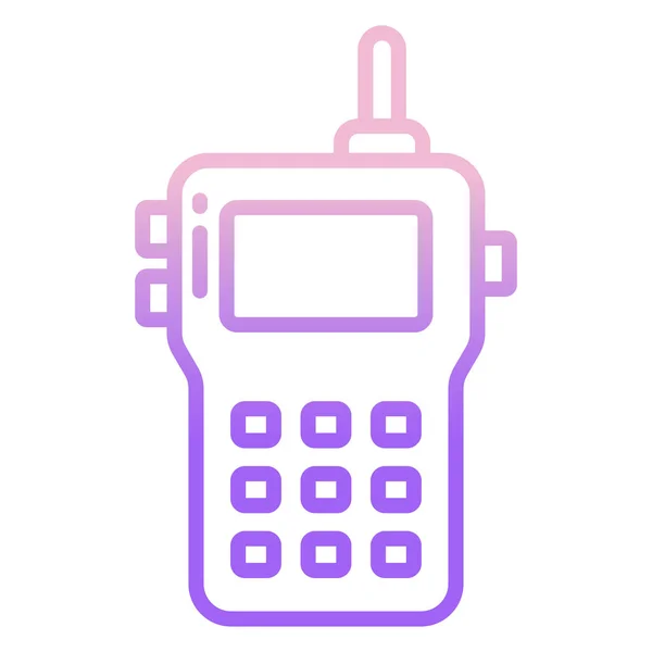 Walkie Talkie Einfaches Symbol Vektorillustration — Stockvektor