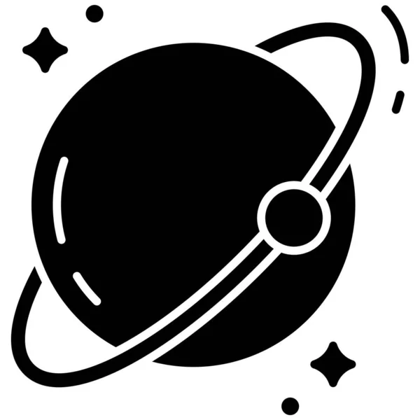 Planeten Web Symbol Einfache Illustration — Stockvektor