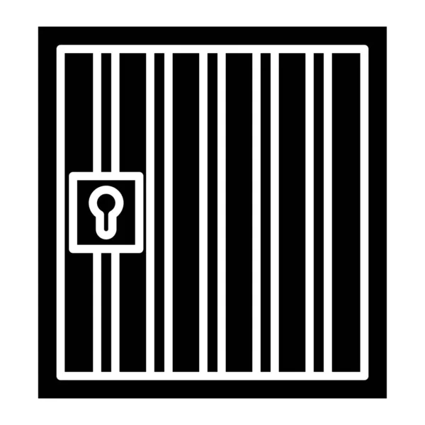 Jail Icon Vector Illustration — Stock Vector