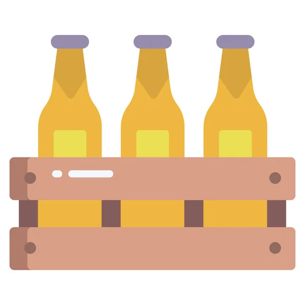Beer Web Icon Vector Illustration — Stock Vector